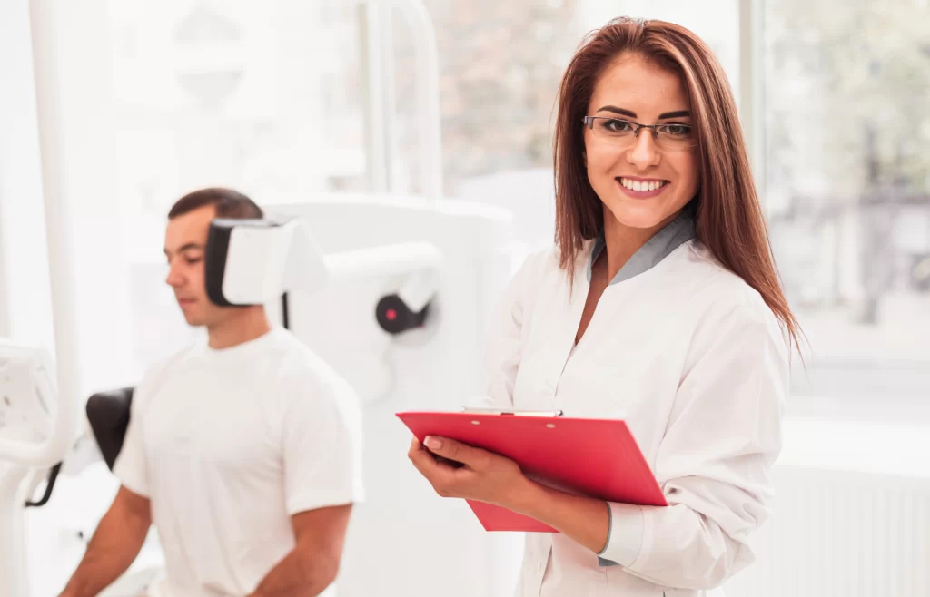Defining the Blueprint: Essential Requirements to Ensure Healthcare AI Agent Success 2 A doctor examining her patient's health