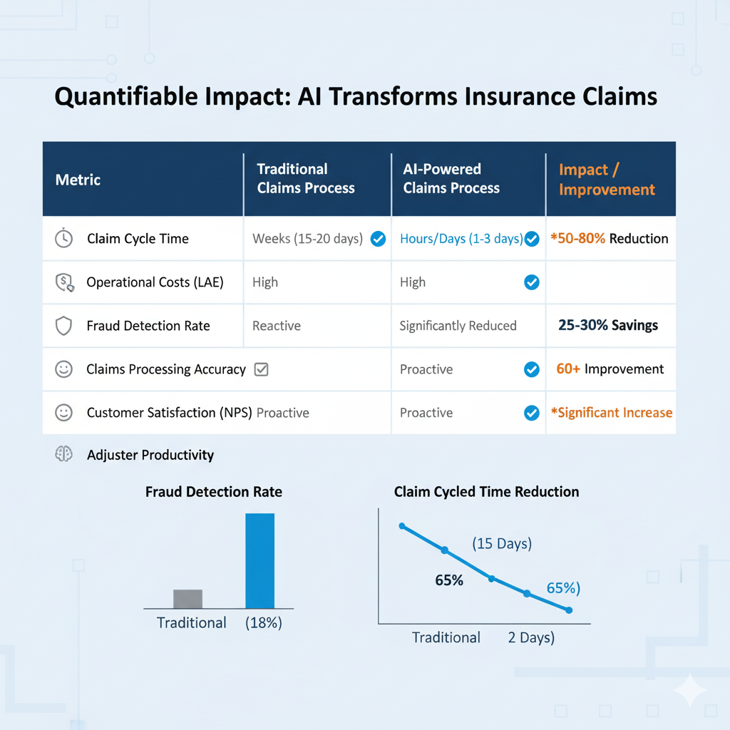 Insurance Claims Analytics: How AI Helps Decide When to Pay 5 Quantifiable Impact: How AI Transforms Insurance Claims