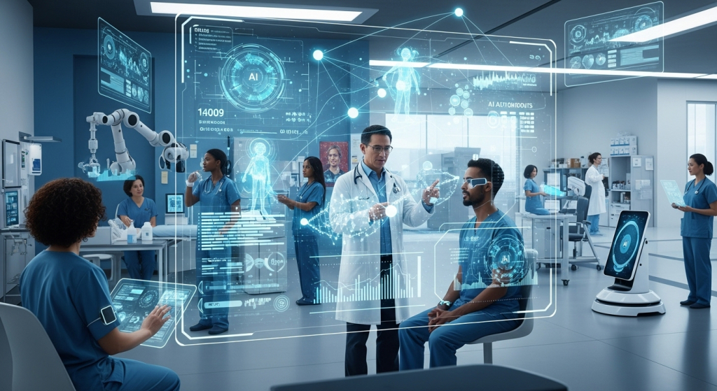 Health in 2030: The 'Intelligent Health System' with Interoperable Data and Autonomous Agents 1 The future of health in 2030 hinges on a radical paradigm shift